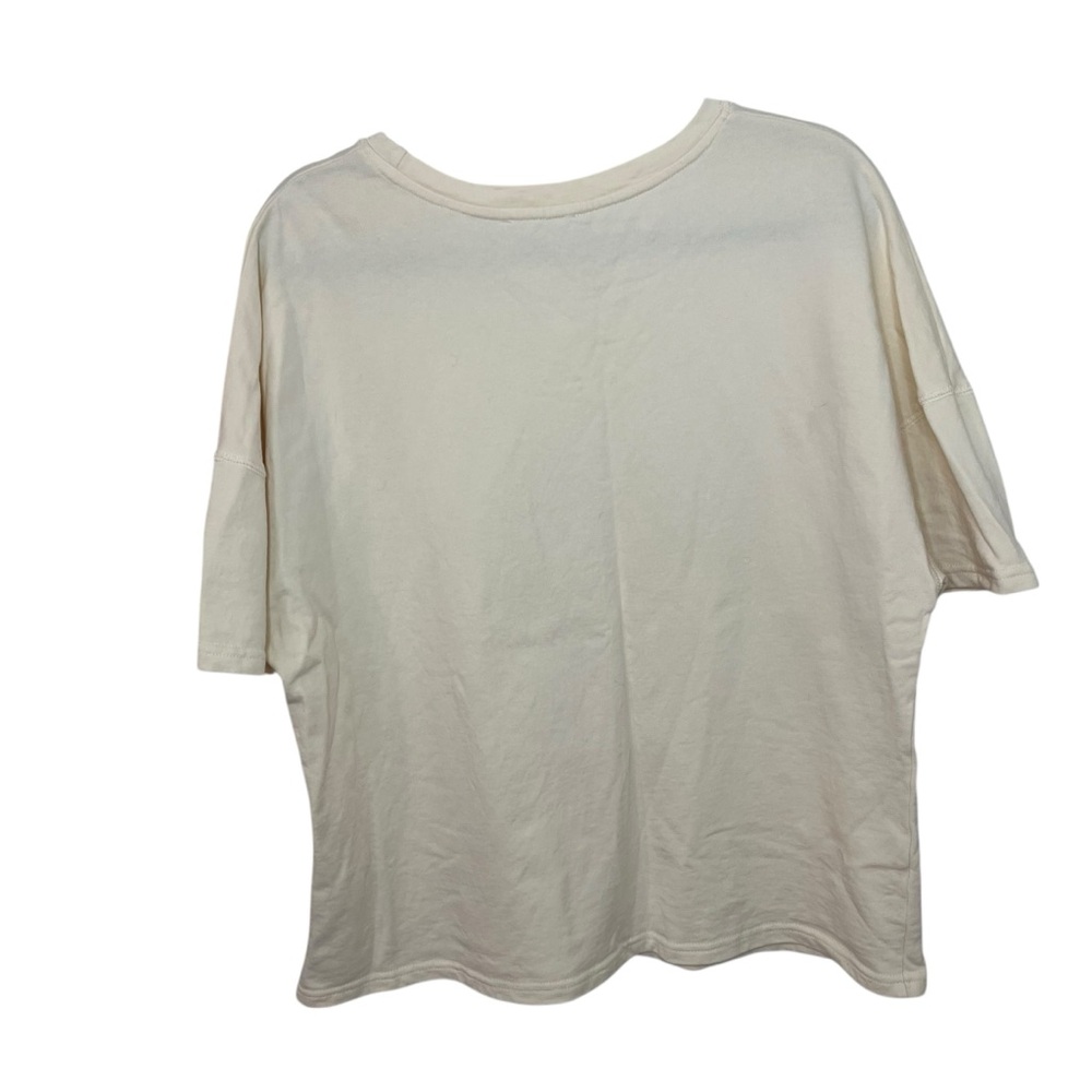 Peach Love California Oversized Floral Sequin Embellished Women's Top Size Small - Picture 4 of 5